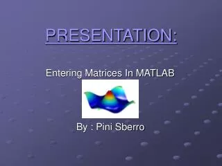 presentation