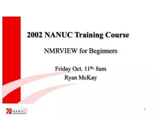 2002 NANUC Training Course