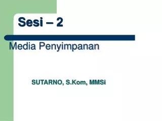 media penyimpanan