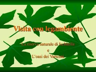 visita con legambiente
