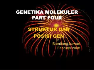 genetika molekuler part four