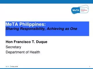 MeTA Philippines: Sharing Responsibility, Achieving as One