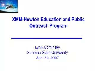 XMM-Newton Education and Public Outreach Program