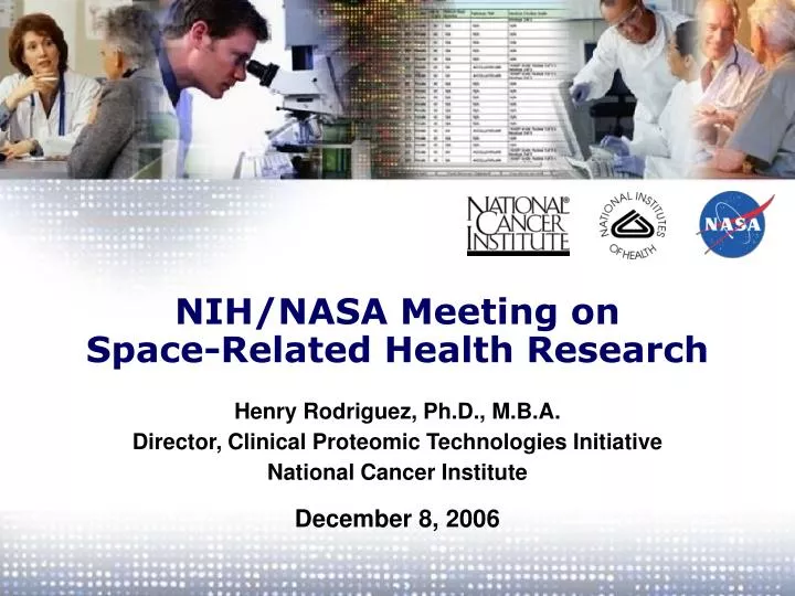 nih nasa meeting on space related health research