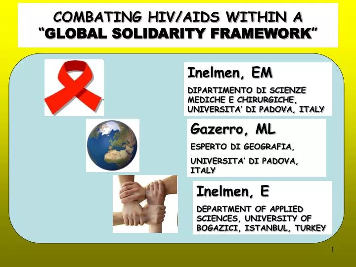 combating hiv aids within a global solidarity framework