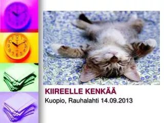 kiireelle kenk