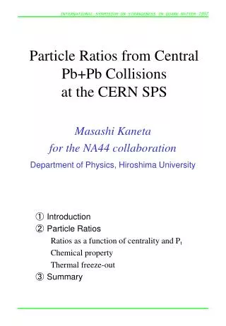 Particle Ratios from Central Pb+Pb Collisions at the CERN SPS