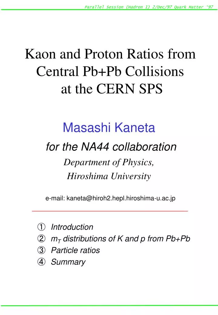 kaon and proton ratios from central pb pb collisions at the cern sps