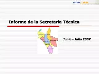 informe de la secretaria t cnica