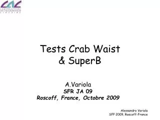 tests crab waist superb