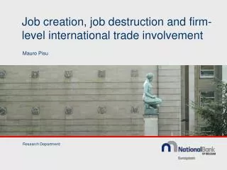 Job creation, job destruction and firm-level international trade involvement