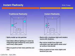 Traditional Radiosity