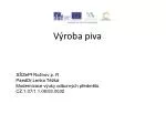 Výroba piva - slide 1