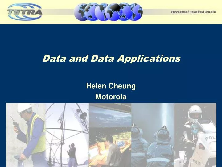 data and data applications