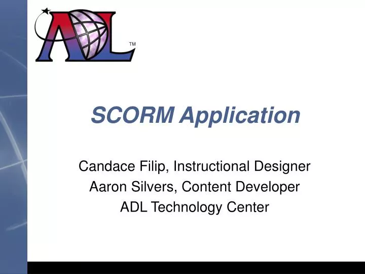 scorm application