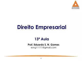 direito empresarial 13 aula