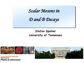 Scalar Mesons in D and B Decays