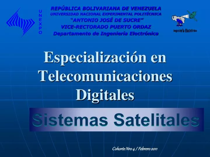 especializaci n en telecomunicaciones digitales
