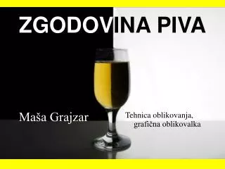 zgodov ina piva