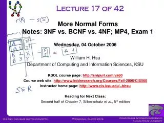 Lecture 17 of 42