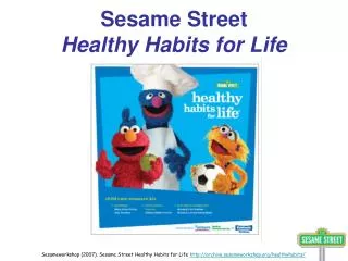 Sesame Street Healthy Habits for Life