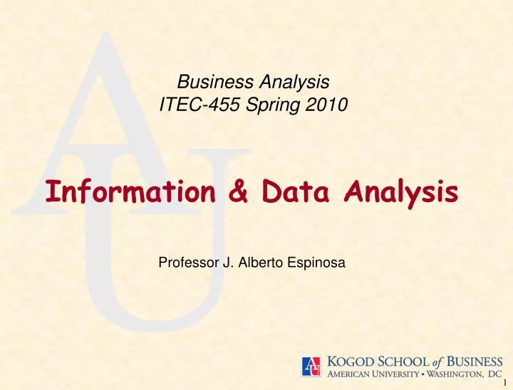 business analysis itec 455 spring 2010