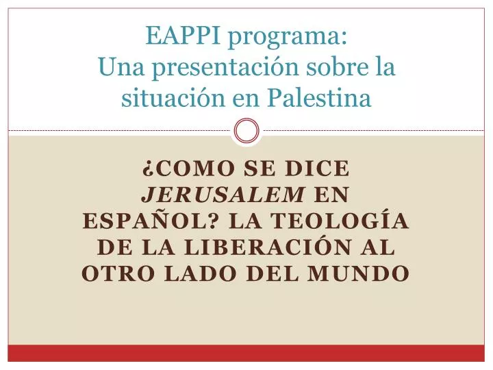 eappi programa una presentaci n sobre la situaci n en palestina