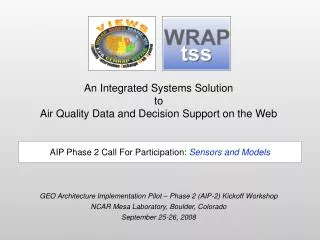 An Integrated Systems Solution to Air Quality Data and Decision Support on the Web
