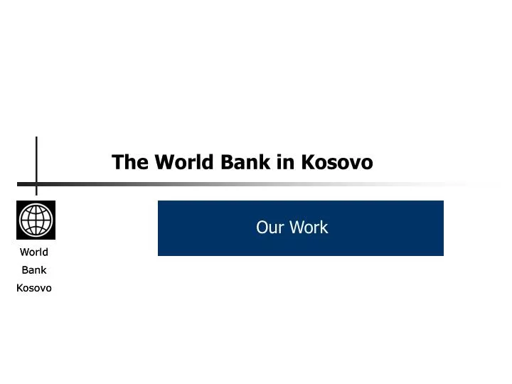 the world bank in kosovo