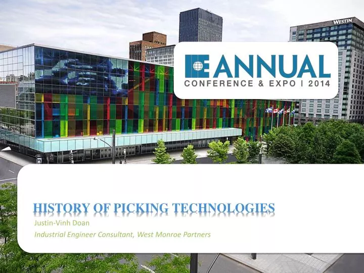 history of picking technologies