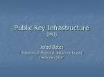 Public Key Infrastructure (PKI) - slide 1