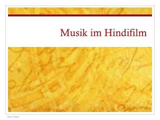 musik im hindifilm