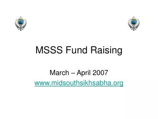 MSSS Fund Raising