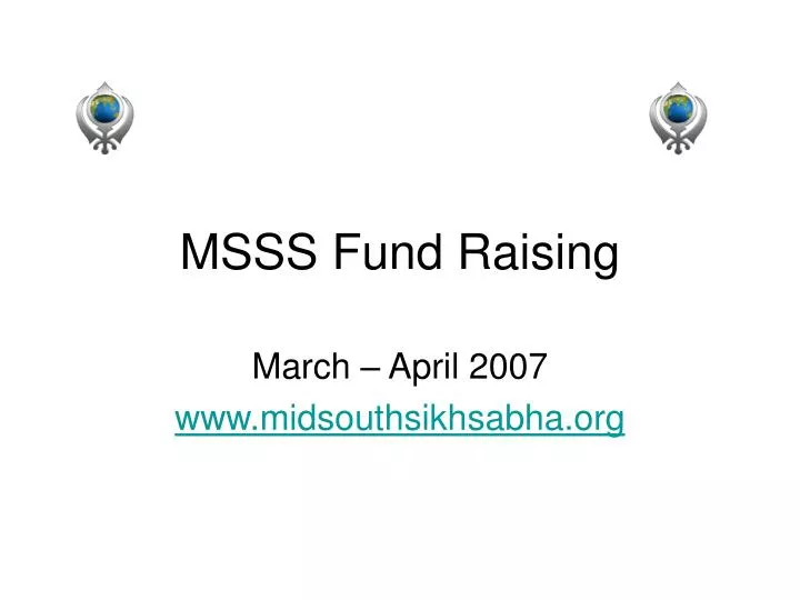 msss fund raising