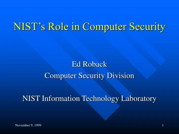 nist s role in computer security