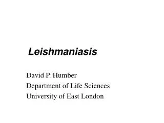 Leishmaniasis