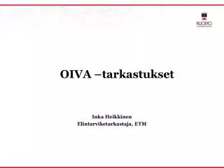 oiva tarkastukset