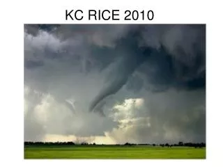 KC RICE 2010