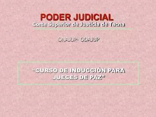 poder judicial