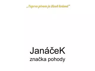 jan ek zna ka pohody
