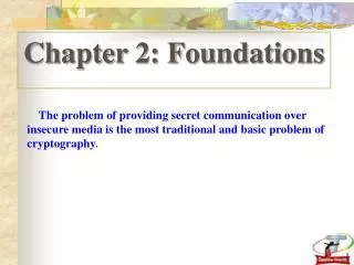 Chapter 2: Foundations