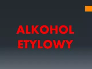 alkohol etylowy