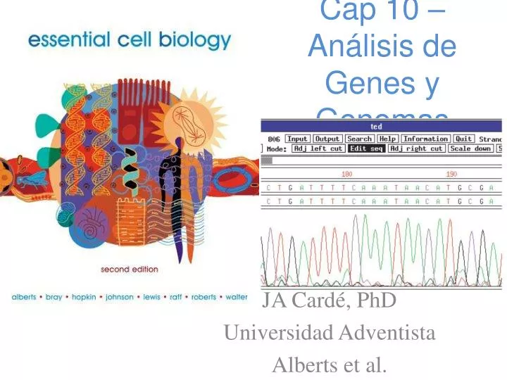 cap 10 an lisis de genes y genomas