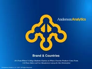 Brand &amp; Countries