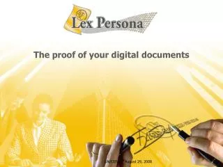 The proof of your digital documents