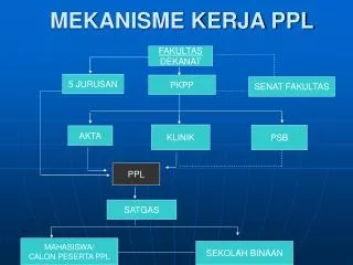 mekanisme kerja ppl