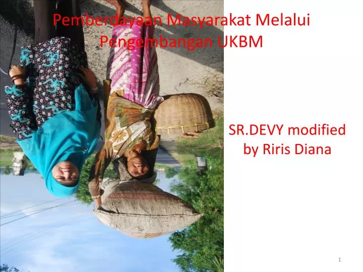 pemberdayaan masyarakat melalui pengembangan ukbm