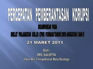 PPT - PENDIDIKAN ANTI KORUPSI PowerPoint Presentation, Free Download ...