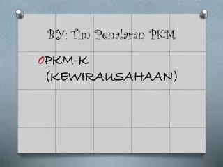 by tim penalaran pkm