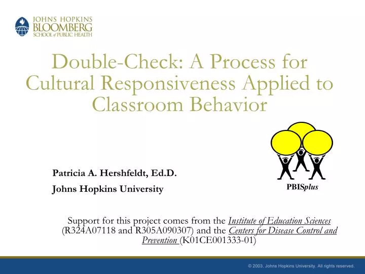 double check a process for cultural responsiveness applied to classroom behavior